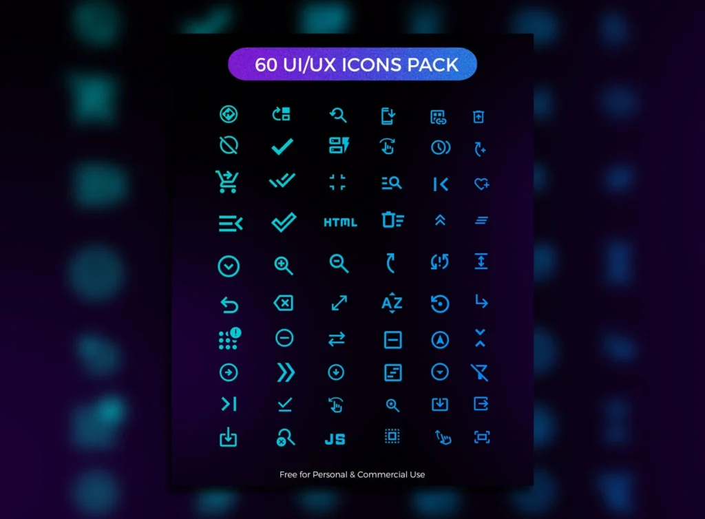 60 Free Material UI Icons Pack – Perfect for UI/UX Designers