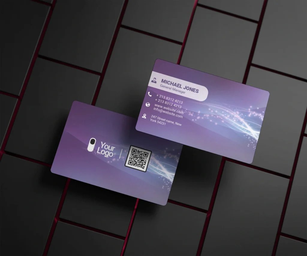 
									Free abstract business card
