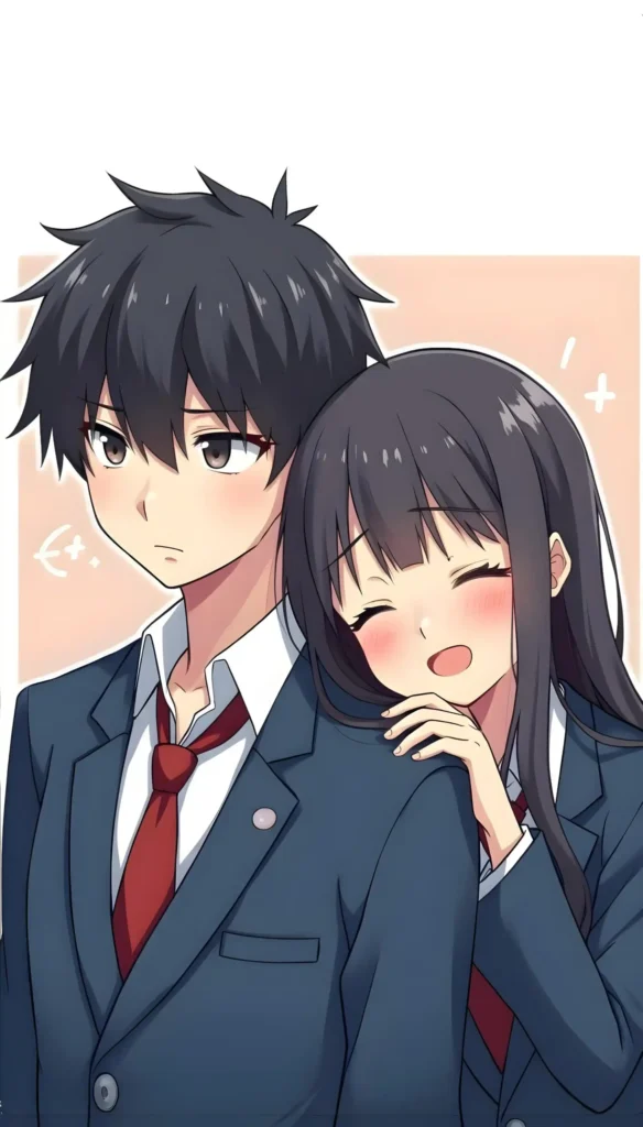 
									Anime Couple Love Wallpaper – Capturing Heartfelt Moments