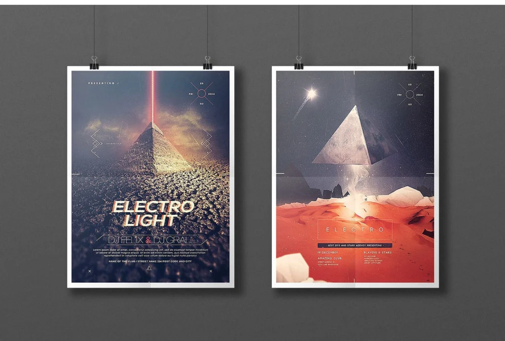 
									Electrifying Music Flyer Template – PSD Design for Energetic Events