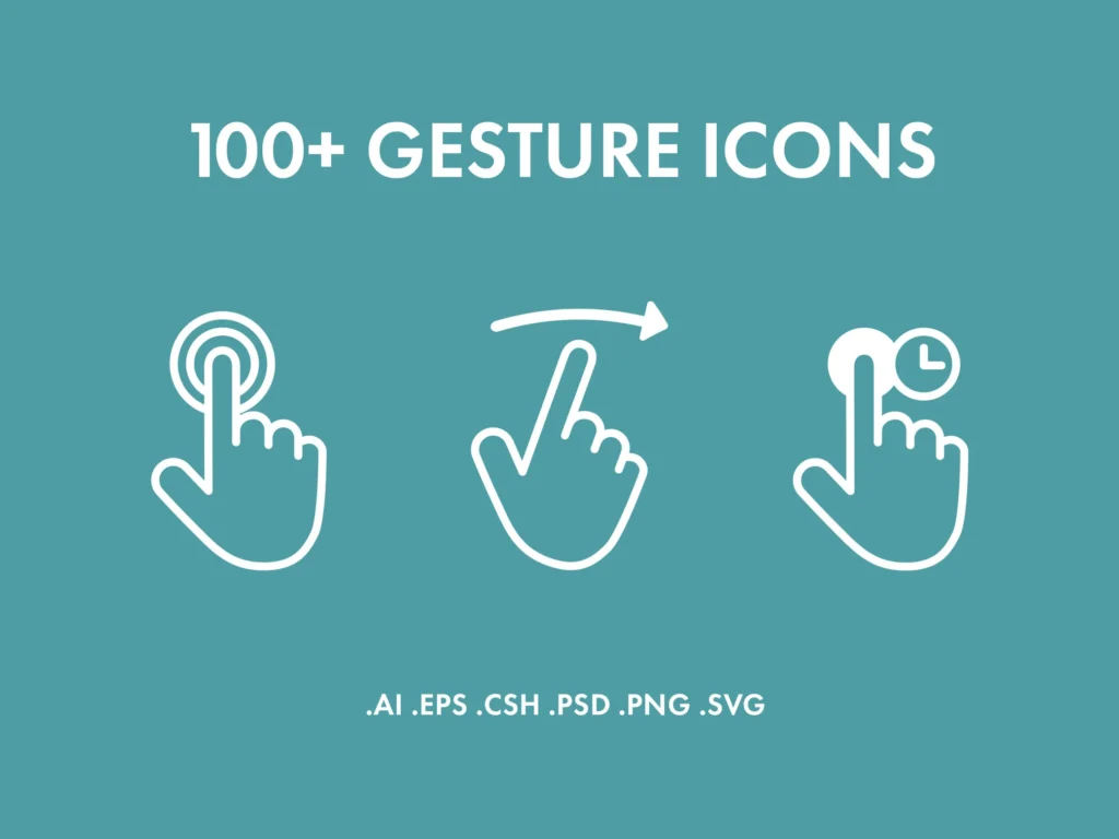 Free 100+ Touch Gesture Icons Download