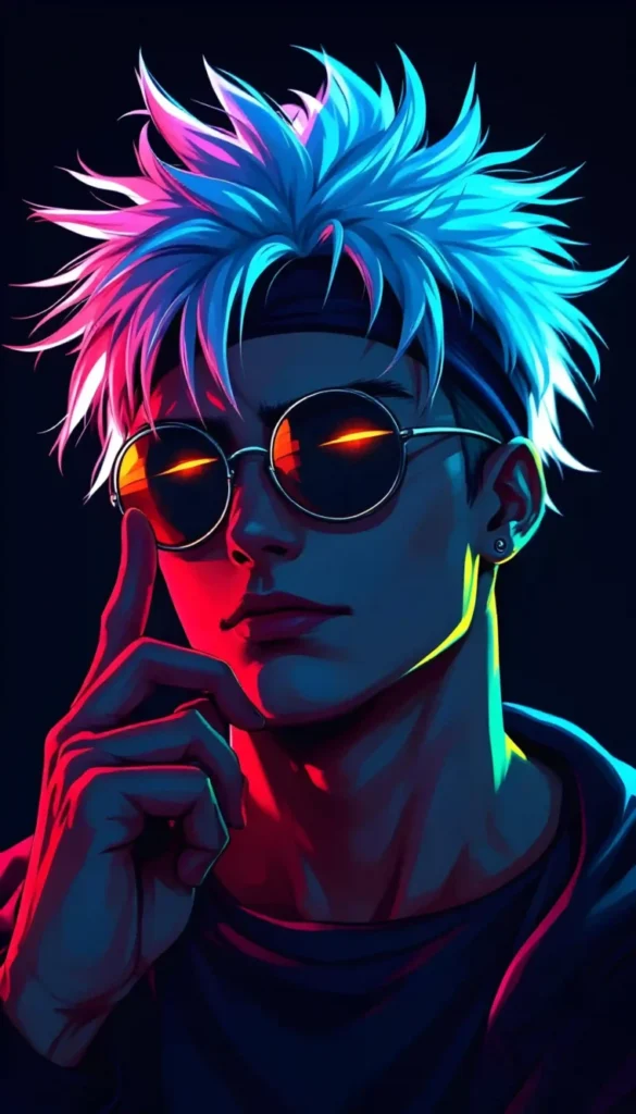 
									Free 4K Neon Anime Wallpaper for iPhone