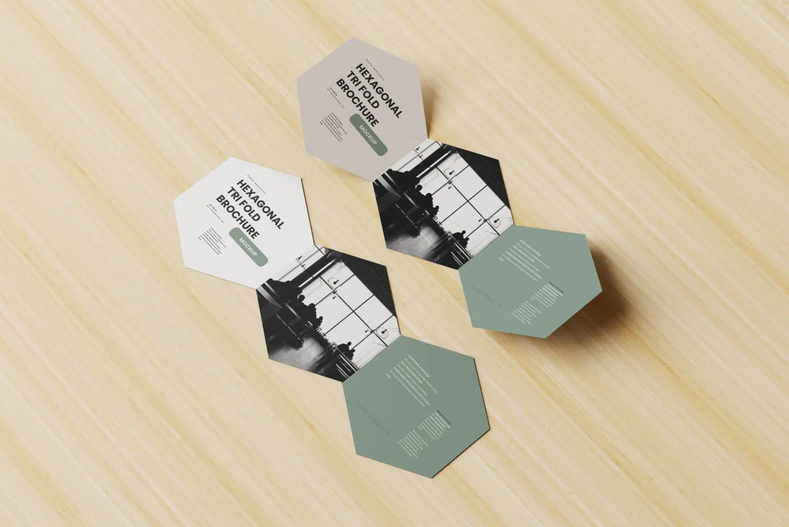 Free-Hexagonal-Tri-Fold-Brochure-Mockup-set.webp