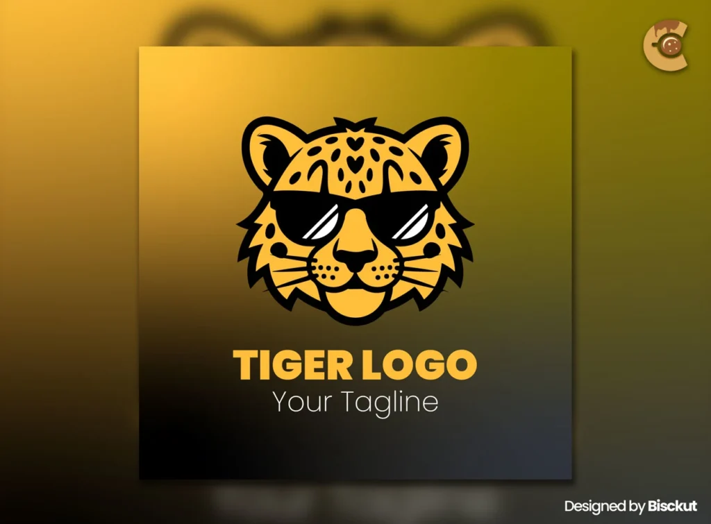 
									Free Mascot Tiger Logo Template