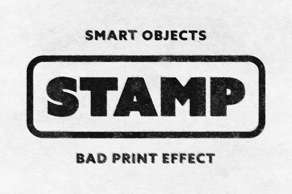 
									Free Stamp Print Text Effect