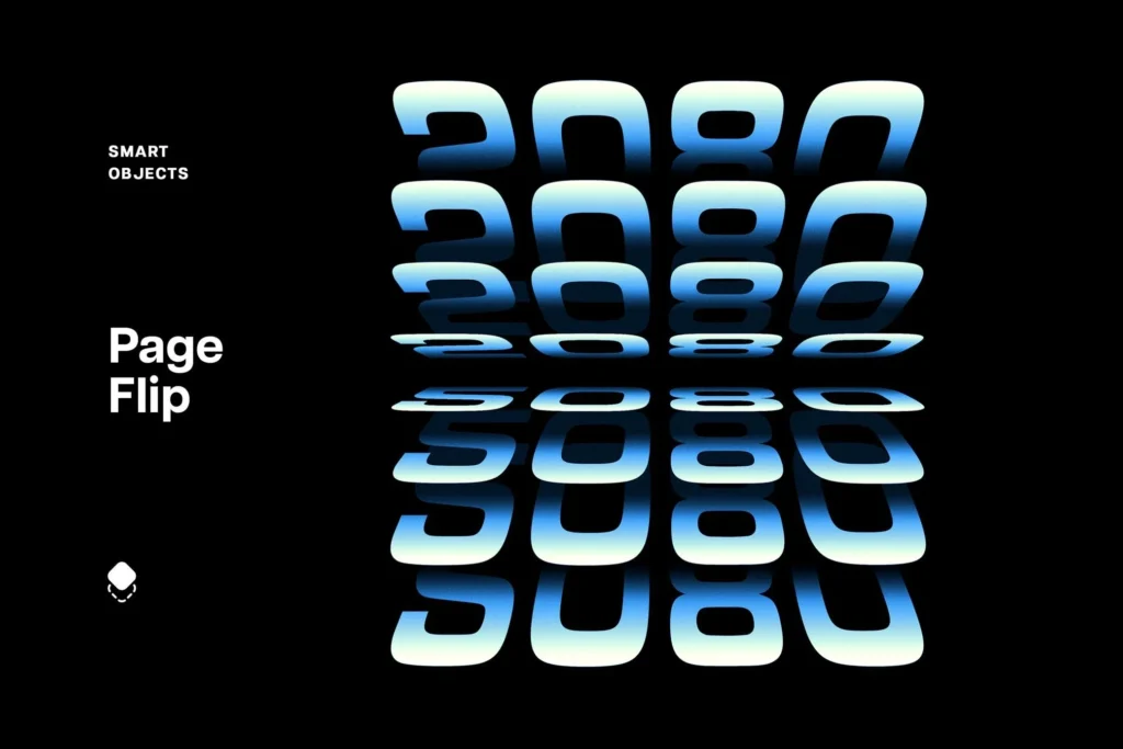 
									Free Page Flip Text Effect