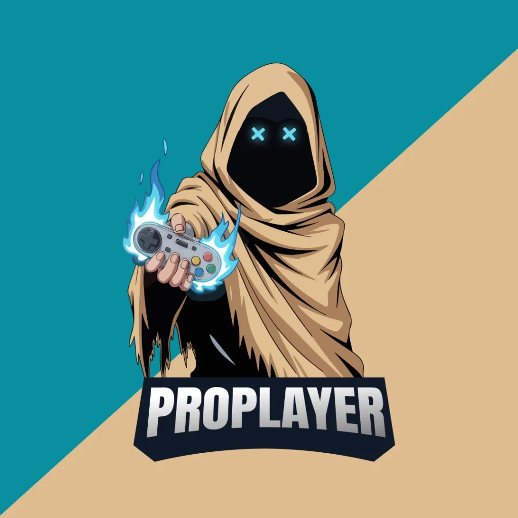 
									Pro Gamer Avatar Hooded Flame Mascot Logo