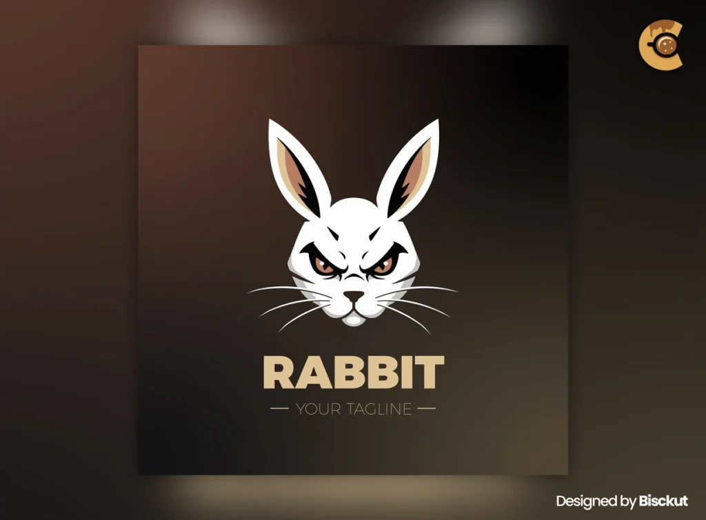 
									Free White Rabbit Logo – Bold Mascot for Modern Brands