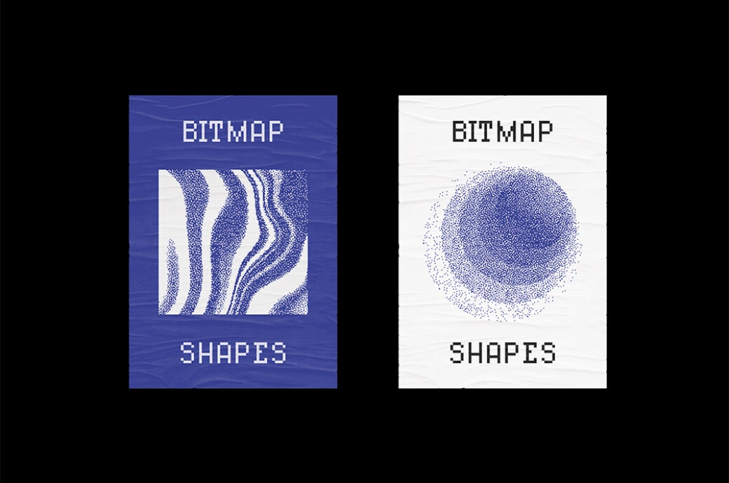 abstract-dithering-bitmap-shapes-poster.webp