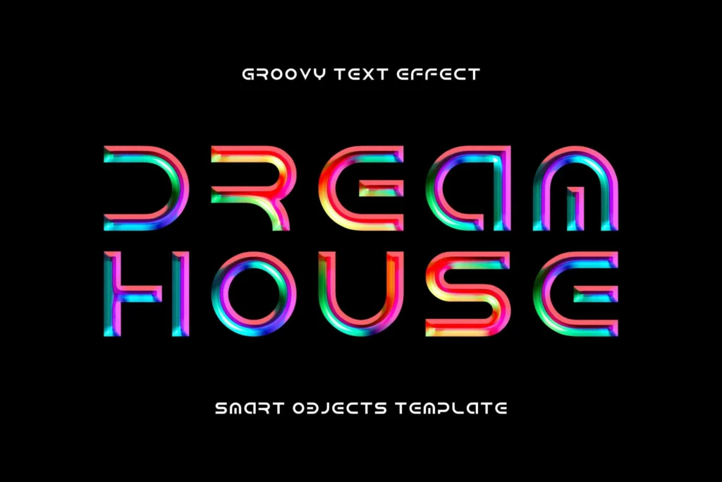 
									Free Realistic Colorful Chrome Text Effect