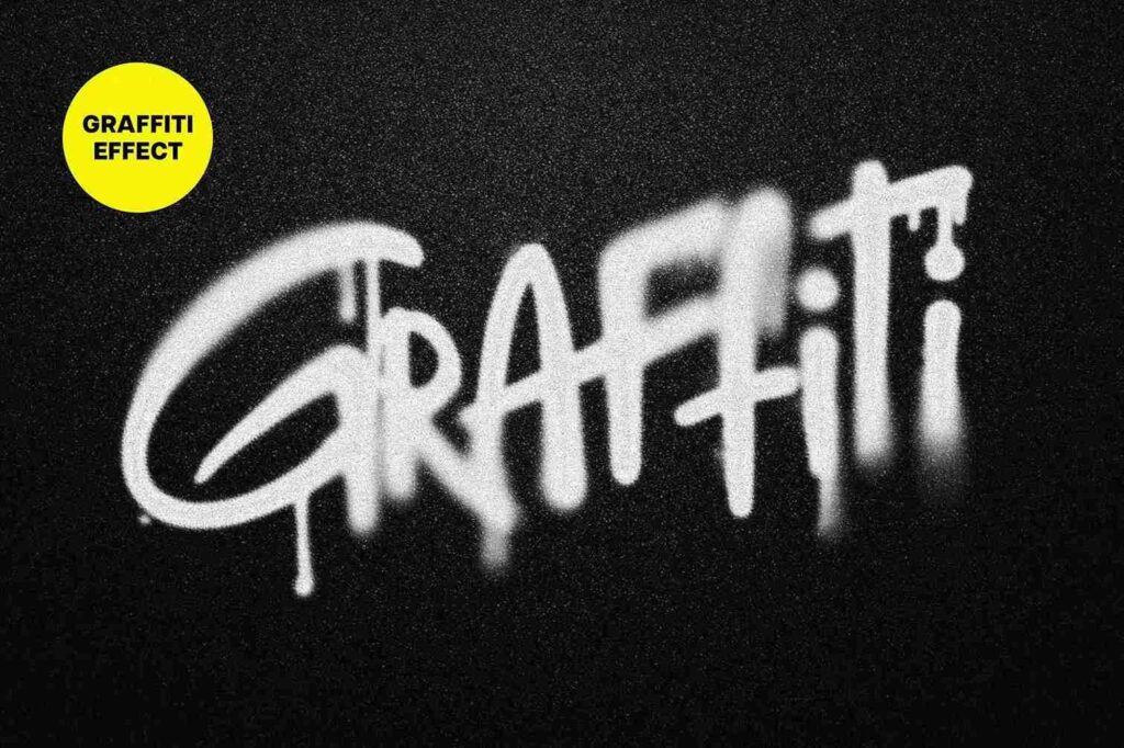 
									Free Graffiti Painted Text Effect