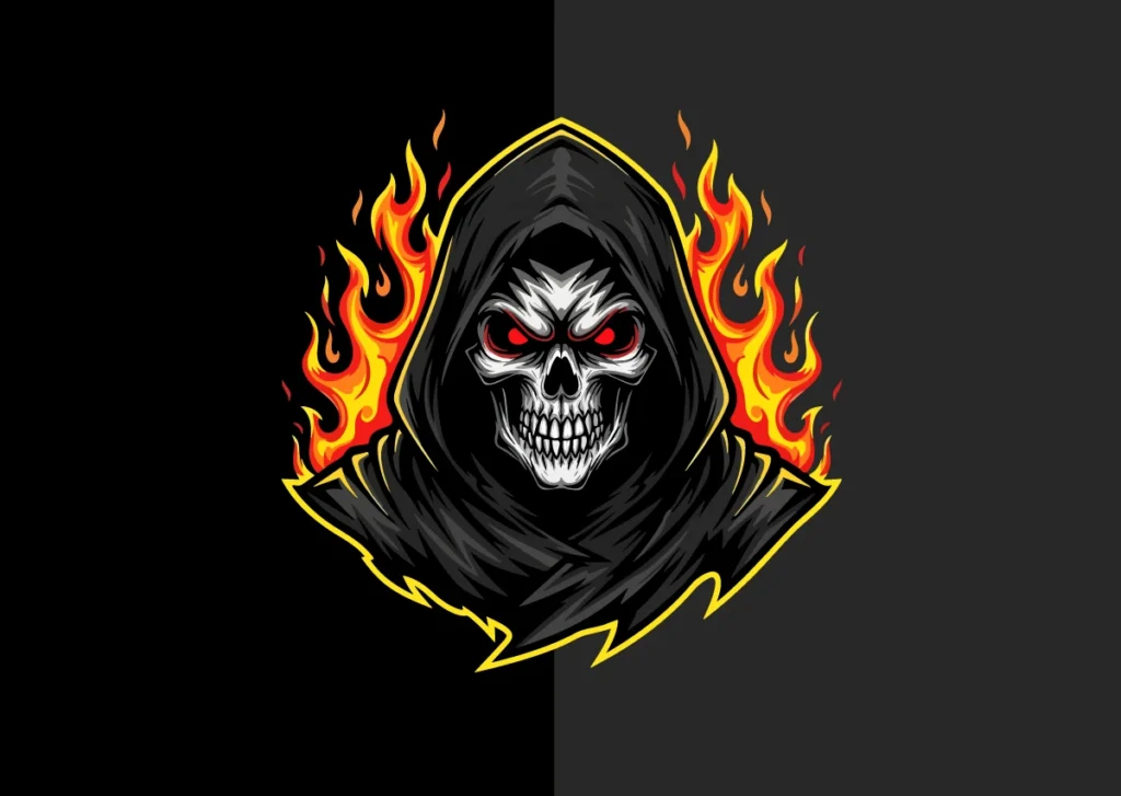 
									Free Grim Reaper Skull Logo – Editable AI and EPS Files