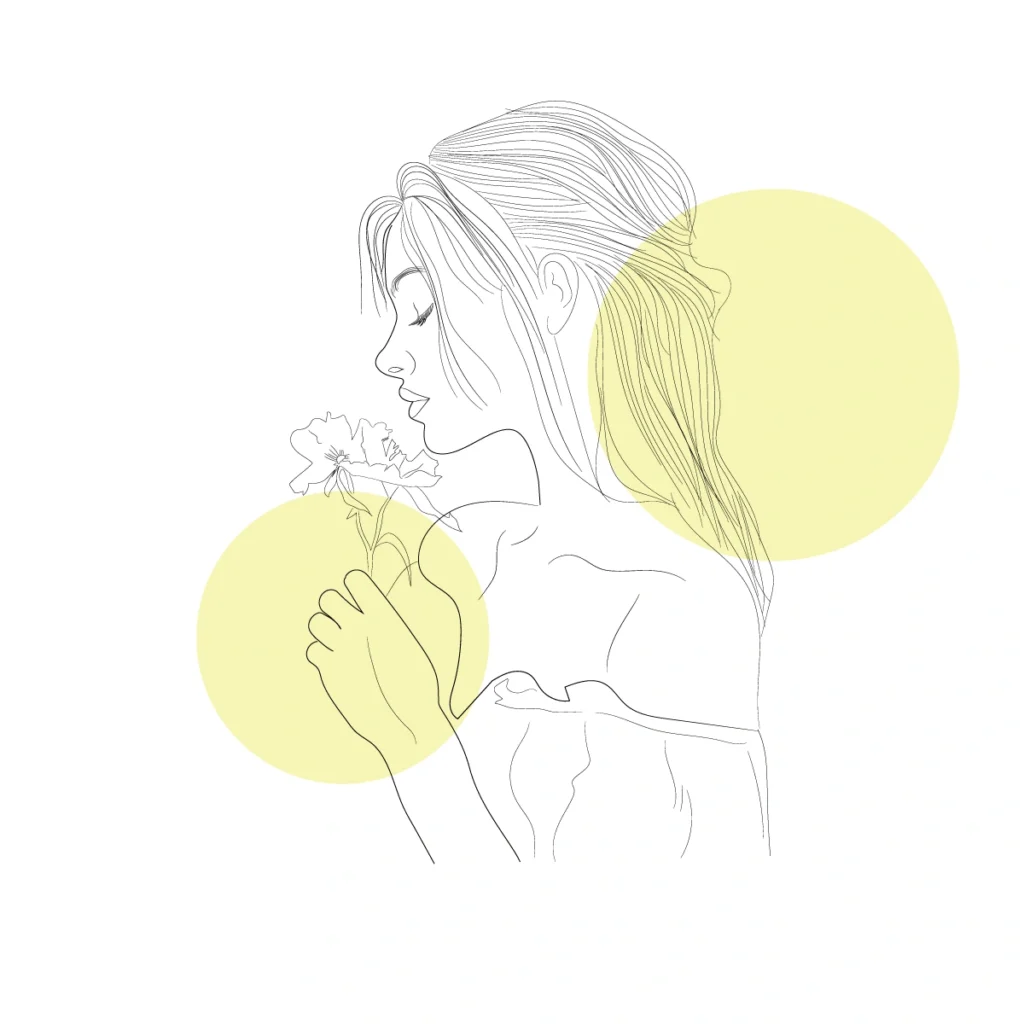 
									Woman Line Art: Elegant and Editable Vector Design