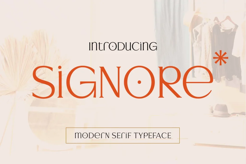 Signore Serif Typeface