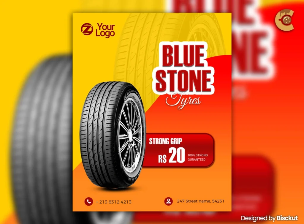 
									Tyre Sale Flyer Template