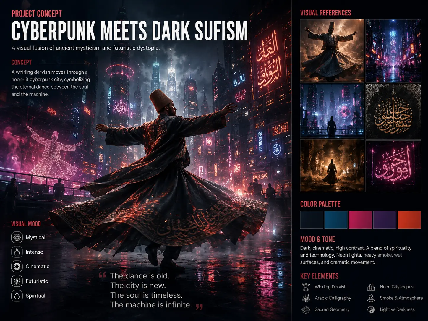 Cyberpunk meets Dark Sufism
