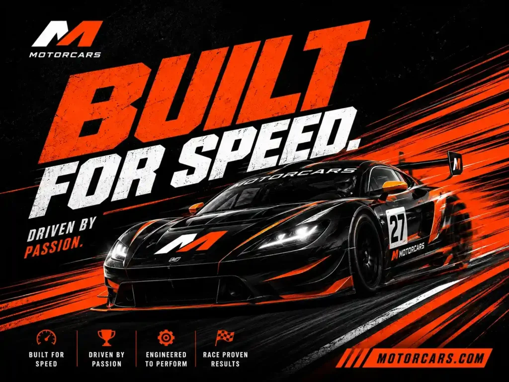 Generated with ChatGPT using a single detailed prompt.Bold condensed type. Orange + black palette. Gritty texture. Speed lines. Motion blur. This is what happens when a designer prompts AI — not just a regular user.
