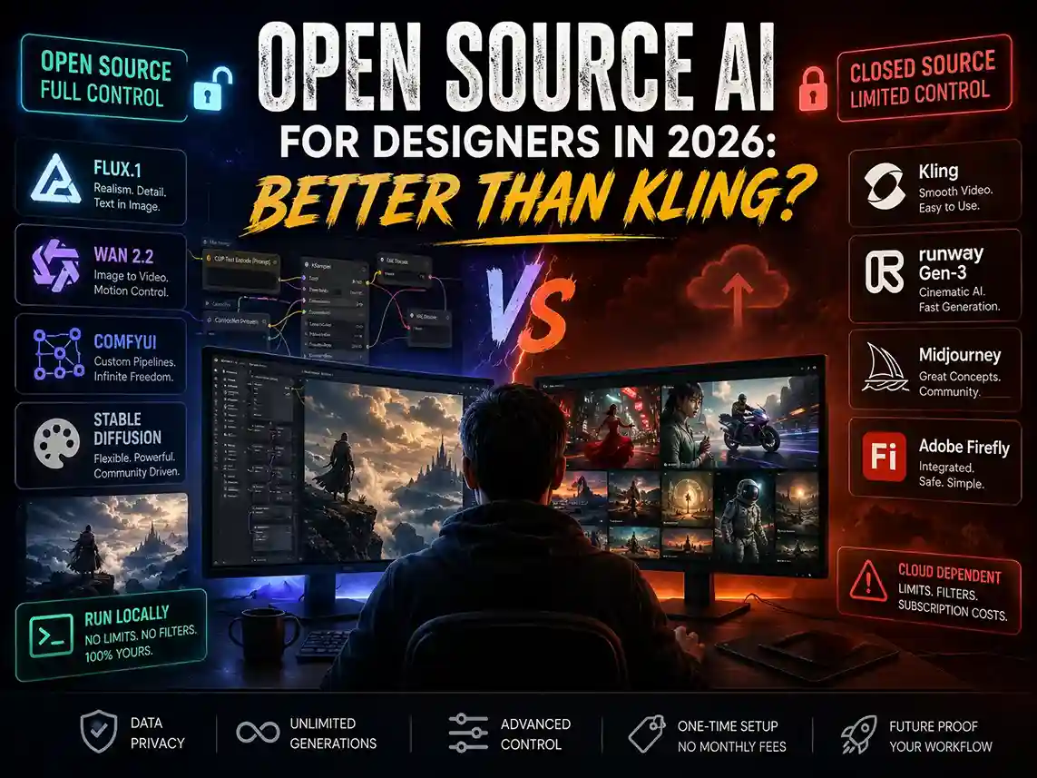 Open Source AI for Designers in 2026 Better Than Kling_