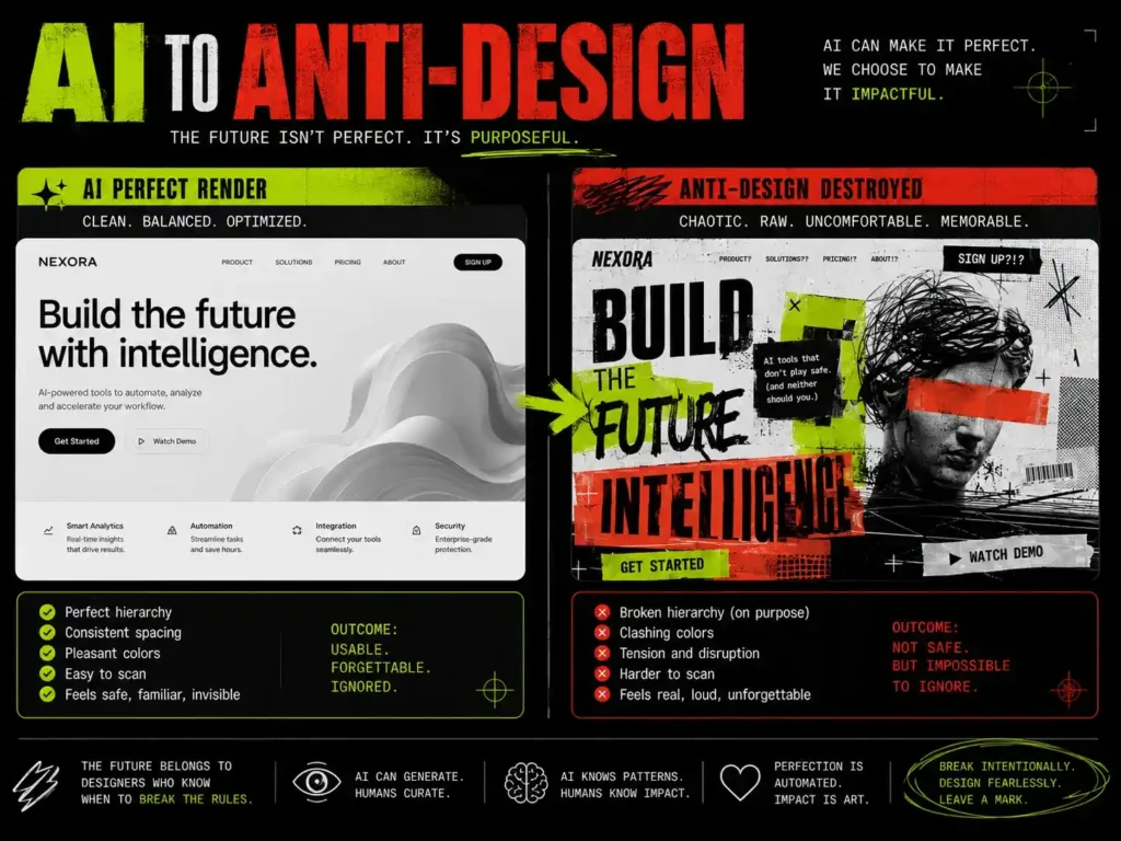What Happens to Anti-Design When AI Takes Over