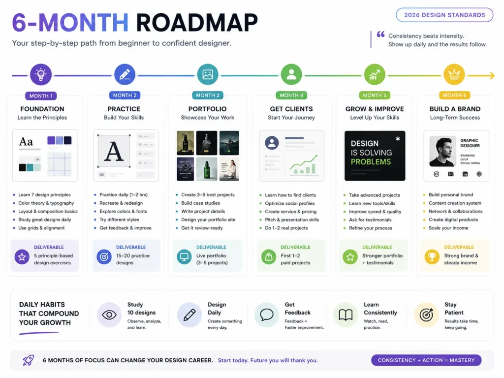 Your 6-Month Learning Roadmap