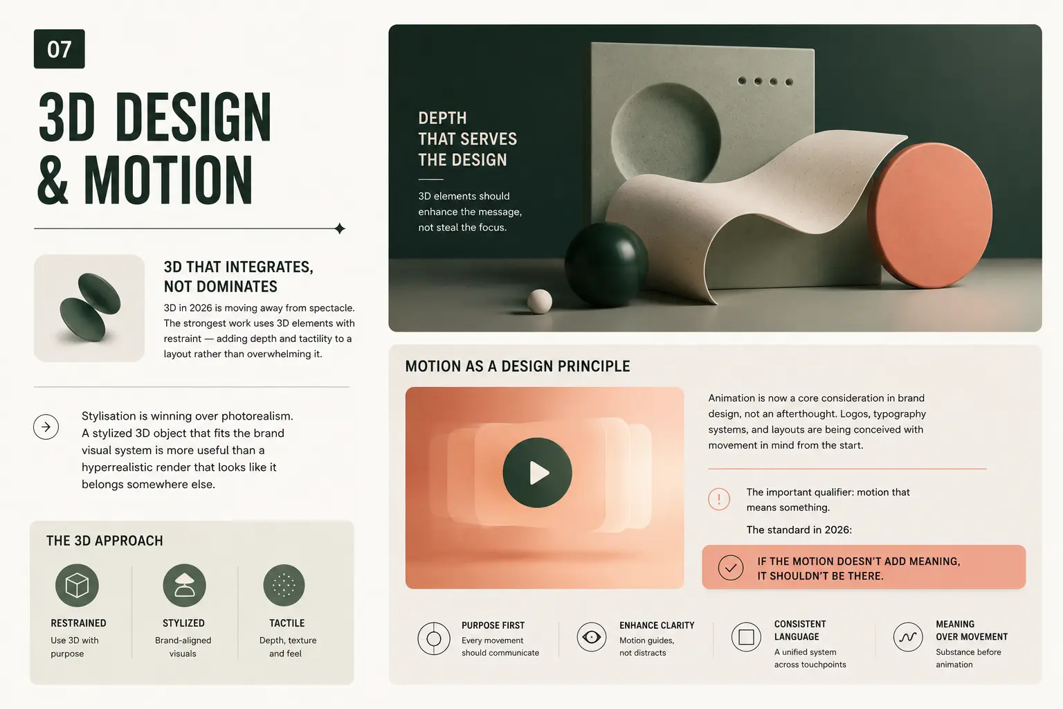 7. 3D Design and Motion
