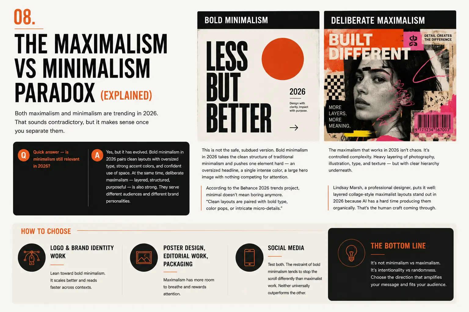 8. The Maximalism vs Minimalism Paradox (Explained)