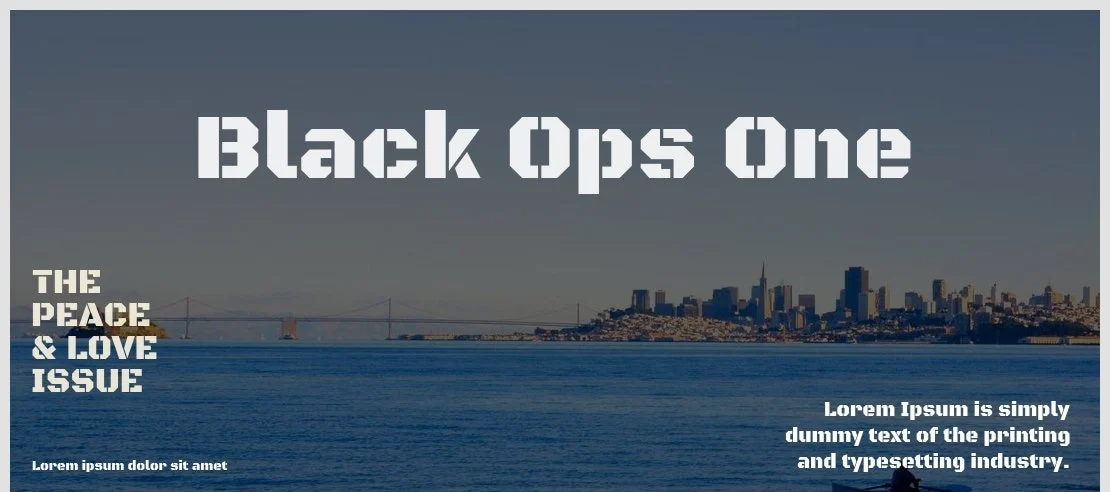 Black Ops One