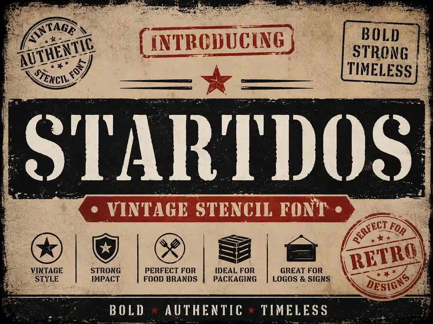 Startdos Font