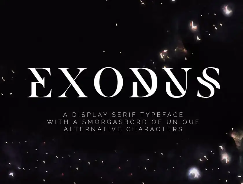 exodus-free-typeface