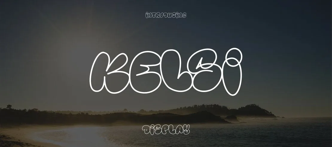 Best Free Graffiti Bubble Fonts 01. Kelsi